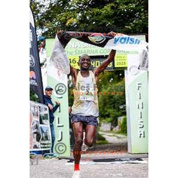 Philemon Kiriago (KEN), winner of WMRA Smarna Gora final race of the 2025 season- Tek na Smarno goro, Ljubljana, Slovenia on August 24, 2025