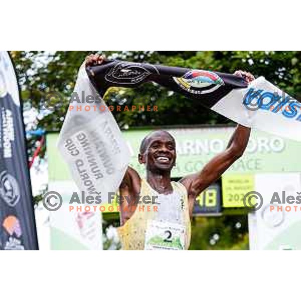 Philemon Kiriago (KEN), winner of WMRA Smarna Gora final race of the 2025 season- Tek na Smarno goro, Ljubljana, Slovenia on August 24, 2025