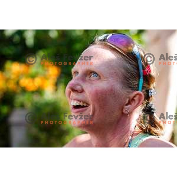 Susanna Saapunki (FIN) competes at WMRA Smarna Gora final race of the 2025 season- Tek na Smarno goro, Ljubljana, Slovenia on August 24, 2025