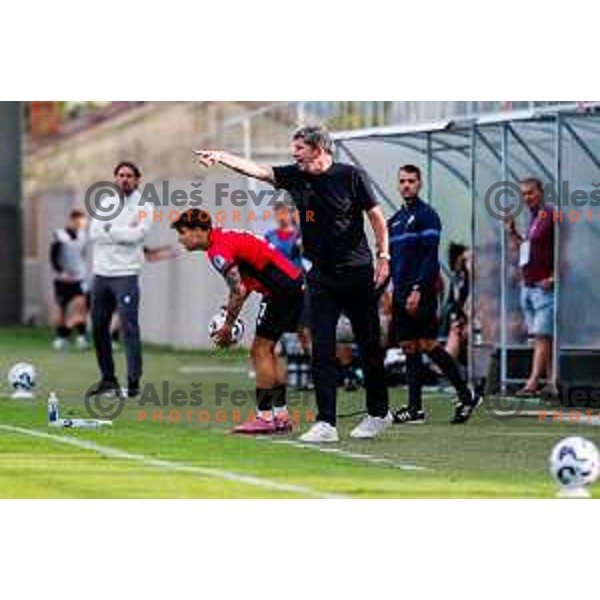 Erwin van de Looi during Prva liga Telemach 2025/2026 football match between Primorje and Olimpija in Ajdovscina, Slovenia on August 24, 2025