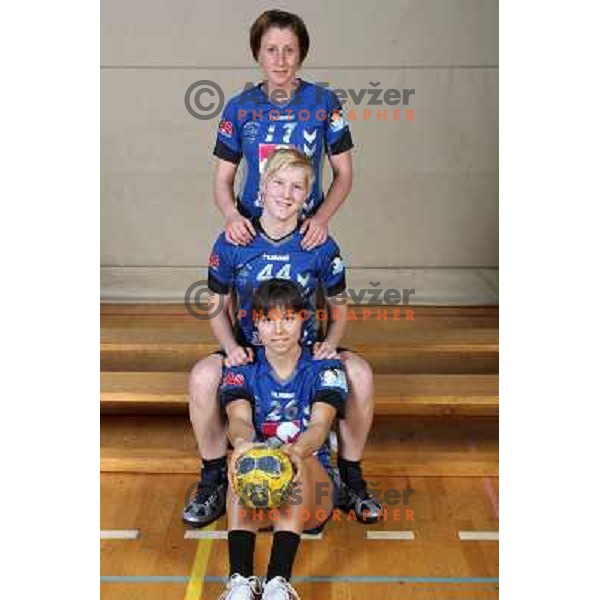 members of handball team Krim Mercator at official team shot for 2008-09 Championsleague. Ljubljana, Slovenia 29.10.2008 