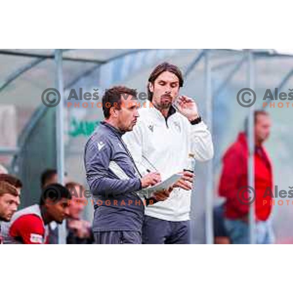 Milan Andjelkovic during Prva liga Telemach 2025/2026 football match between Primorje and Olimpija in Ajdovscina, Slovenia on August 24, 2025