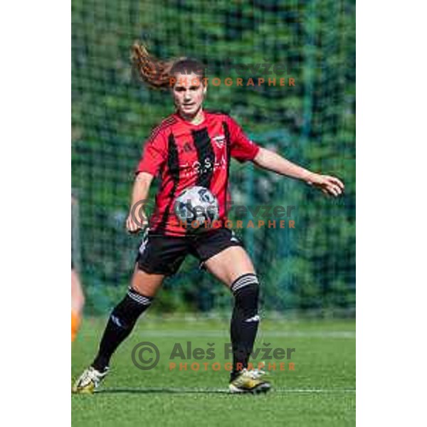 during 1.ZNL Triglav 2025/2026 league women’s football match between Primorje Tosla Nutricosmetics and ZNK Cerklje in Ajdovscina, Slovenia on August 24, 2025