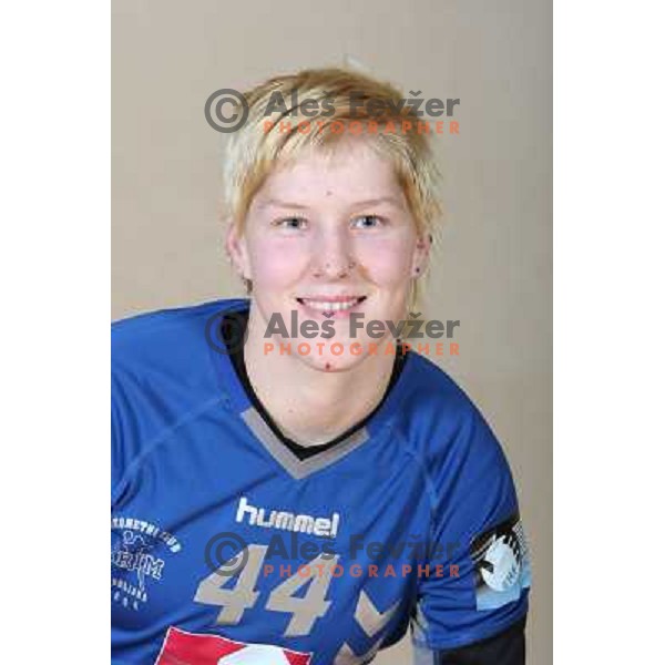 member of handball team Krim Mercator at official team shot for 2008-09 Championsleague. Ljubljana, Slovenia 29.10.2008 