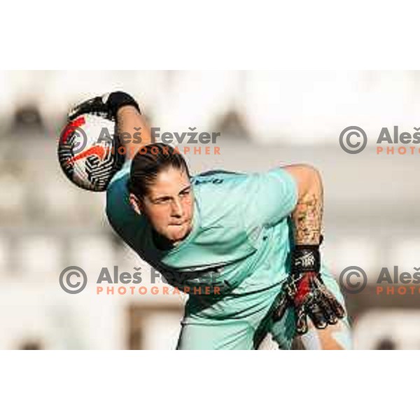 Viktoria Opalkova in action during UEFA Women’s Champions League 2025/26 qualifications football match between ZNK Mura Nona and Spartak Myjava in Fazanerija, Murska Sobota, Slovenia on August 27, 2025. Photo: Jure Banfi