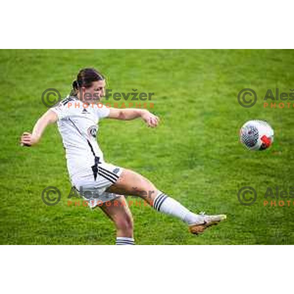 in action during UEFA Women’s Champions League 2025/26 qualifications football match between ZNK Mura Nona and Spartak Myjava in Fazanerija, Murska Sobota, Slovenia on August 27, 2025. Photo: Jure Banfi