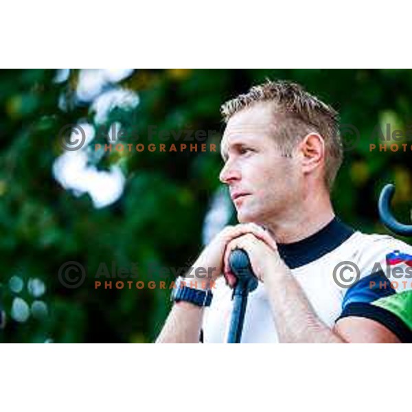 Benjamin Savsek during ICF World Cup Canoe Slalom race in Tacen, Ljubljana, Slovenia on August 29, 2025