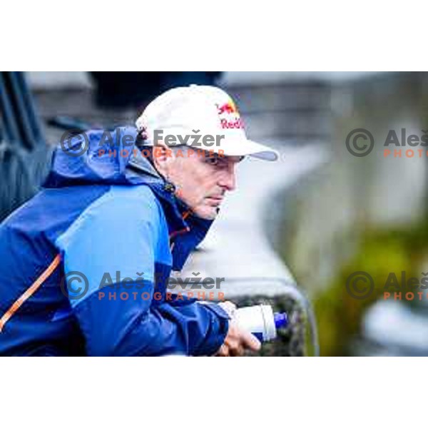 Peter Kauzer (SLO) during ICF World Cup Canoe Slalom Men’s K-1 race in Tacen, Ljubljana, Slovenia on August 29, 2025