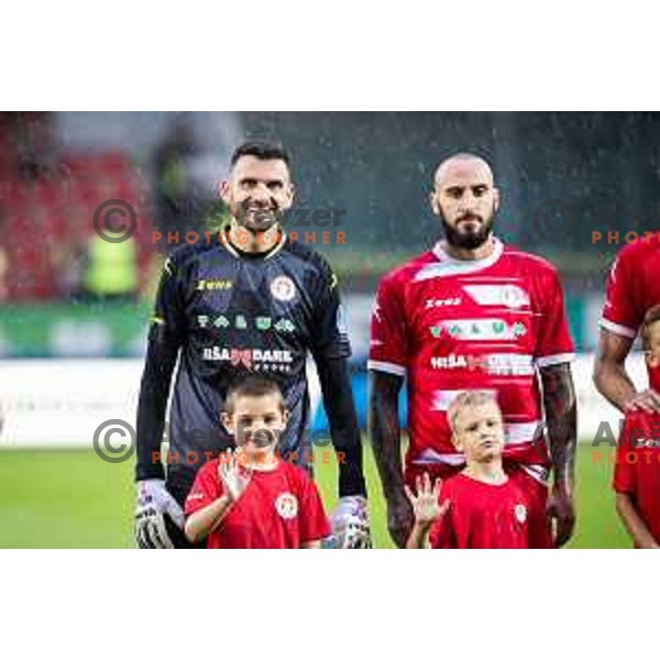 Matjaz Rozman during Prva liga Telemach 2025/26 football match between NK Aluminij and NK Koper in Sportni park Kidricevo, Slovenia on August 29, 2025. Photo: Jure Banfi