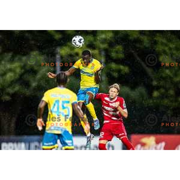 in action during Prva liga Telemach 2025/26 football match between NK Aluminij and NK Koper in Sportni park Kidricevo, Slovenia on August 29, 2025. Photo: Jure Banfi