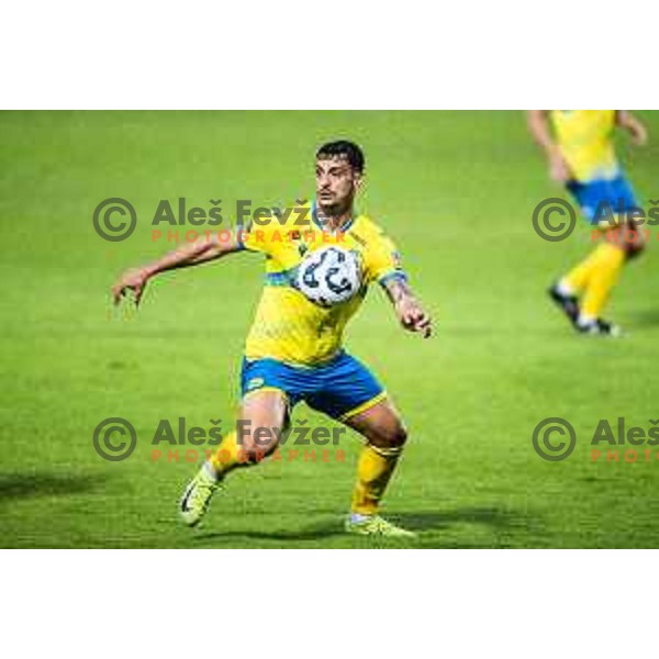 in action during Prva liga Telemach 2025/26 football match between NK Aluminij and NK Koper in Sportni park Kidricevo, Slovenia on August 29, 2025. Photo: Jure Banfi