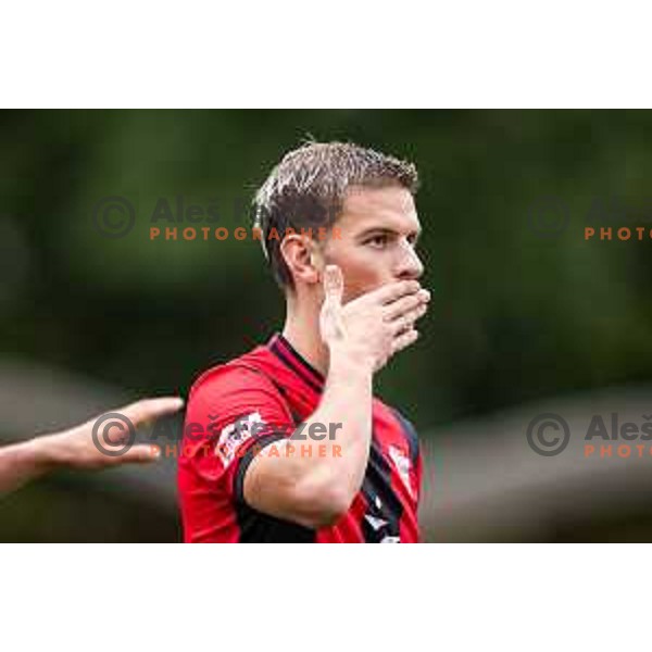 in action during Prva liga Telemach 2025/26 football match between Mura and Primorje in Fazanerija, Murska Sobota, Slovenia on August 31, 2025. Photo: Jure Banfi