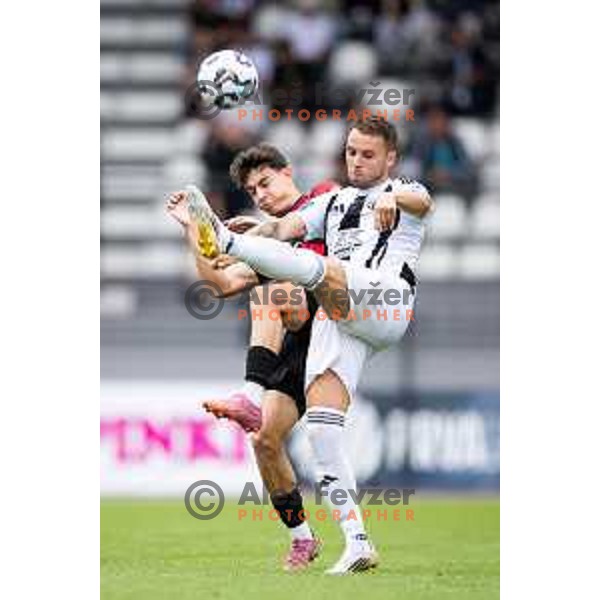 in action during Prva liga Telemach 2025/26 football match between Mura and Primorje in Fazanerija, Murska Sobota, Slovenia on August 31, 2025. Photo: Jure Banfi