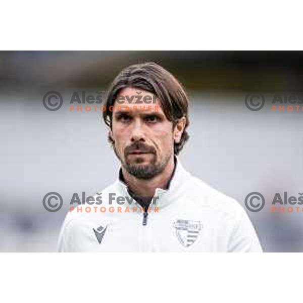 Milan Andelkovic, head coach of Primorje during Prva liga Telemach 2025/26 football match between Mura and Primorje in Fazanerija, Murska Sobota, Slovenia on August 31, 2025. Photo: Jure Banfi