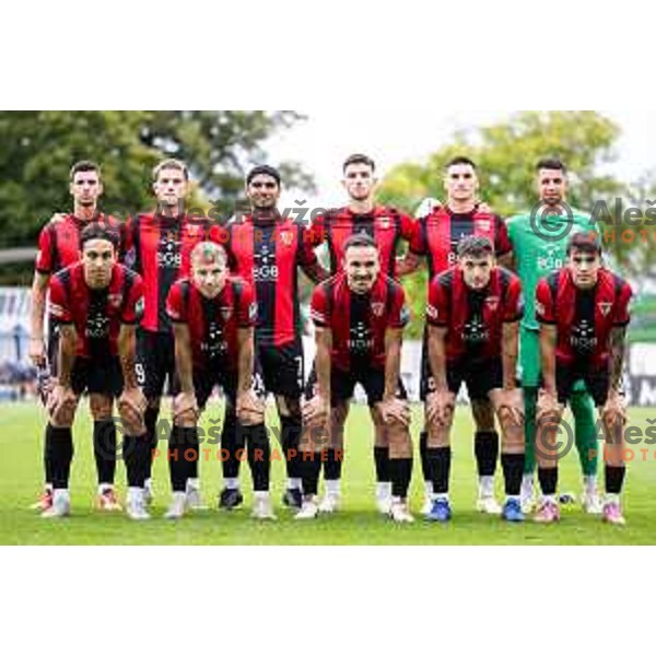 Primorje starting eleven during Prva liga Telemach 2025/26 football match between Mura and Primorje in Fazanerija, Murska Sobota, Slovenia on August 31, 2025. Photo: Jure Banfi