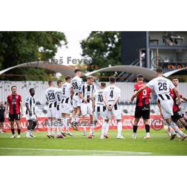 Aljaz Antolin in action during Prva liga Telemach 2025/26 football match between Mura and Primorje in Fazanerija, Murska Sobota, Slovenia on August 31, 2025. Photo: Jure Banfi