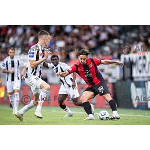 Haris Kadric in action during Prva liga Telemach 2025/26 football match between Mura and Primorje in Fazanerija, Murska Sobota, Slovenia on August 31, 2025. Photo: Jure Banfi