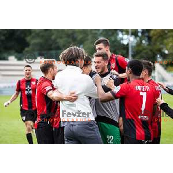 in action during Prva liga Telemach 2025/26 football match between Mura and Primorje in Fazanerija, Murska Sobota, Slovenia on August 31, 2025. Photo: Jure Banfi