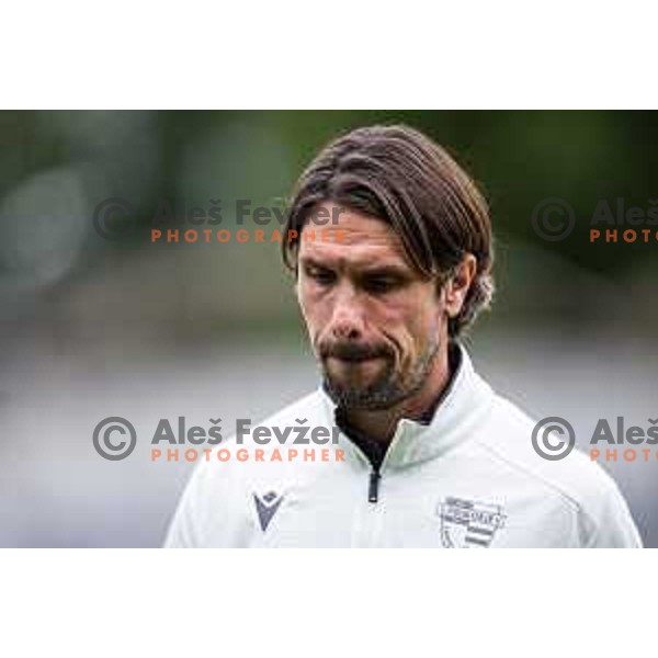 Milan Andelkovic, head coach of Primorje during Prva liga Telemach 2025/26 football match between Mura and Primorje in Fazanerija, Murska Sobota, Slovenia on August 31, 2025. Photo: Jure Banfi
