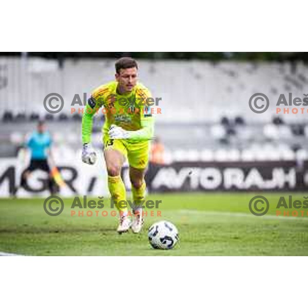 Florijan Raduha in action during Prva liga Telemach 2025/26 football match between Mura and Primorje in Fazanerija, Murska Sobota, Slovenia on August 31, 2025. Photo: Jure Banfi