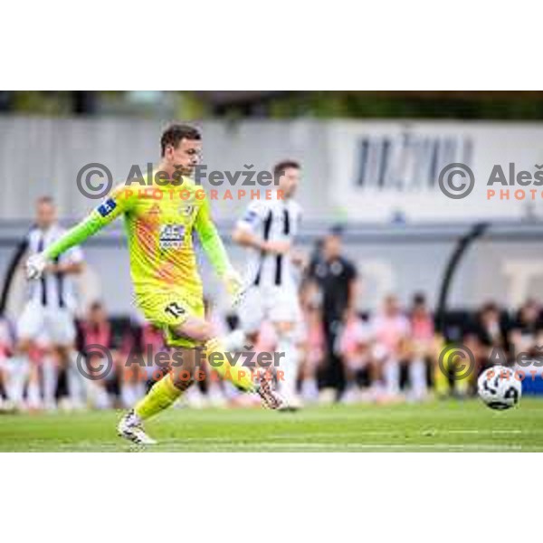 Florijan Raduha in action during Prva liga Telemach 2025/26 football match between Mura and Primorje in Fazanerija, Murska Sobota, Slovenia on August 31, 2025. Photo: Jure Banfi