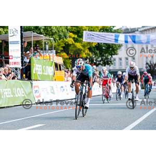 Jose Juan Prieto (MEX), winner of Grand prix of Kranj, UCI Cycling race, Kranj, Slovenia on August 31, 2025