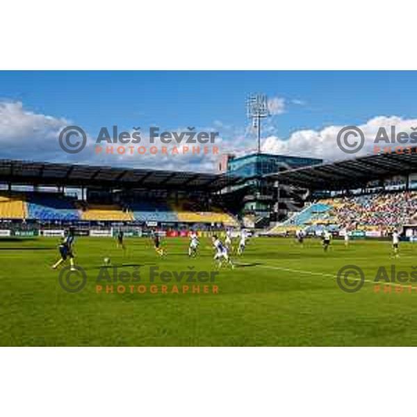 in action during Prva liga Telemach 2025/2026 football match between Celje and Domzale in Celje, Slovenia on August 31, 2025