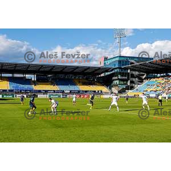 in action during Prva liga Telemach 2025/2026 football match between Celje and Domzale in Celje, Slovenia on August 31, 2025