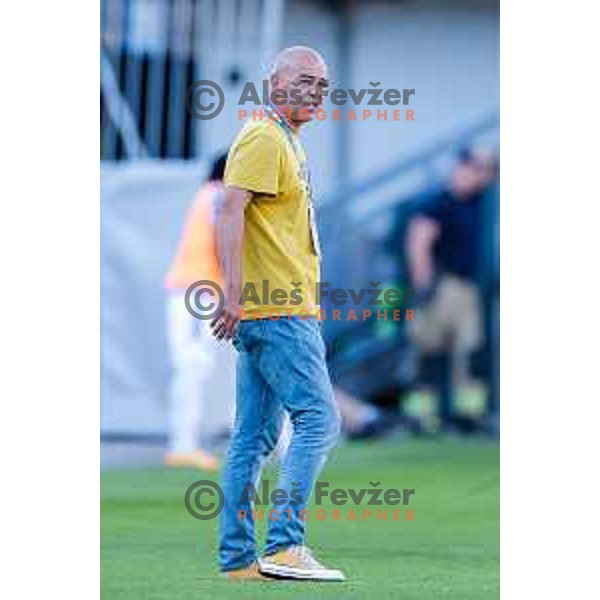 in action during Prva liga Telemach 2025/2026 football match between Celje and Domzale in Celje, Slovenia on August 31, 2025