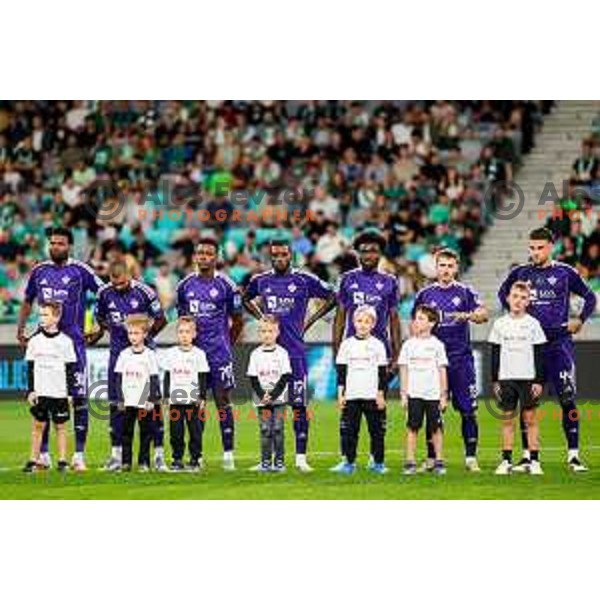 in action during Prva liga Telemach 2025/2026 football match between Olimpija and Maribor in SRC Stozice, Ljubljana, Slovenia on August 31, 2025