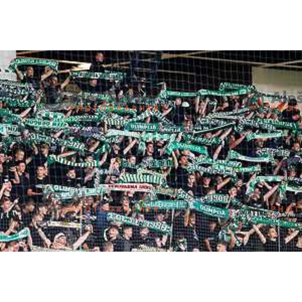in action during Prva liga Telemach 2025/2026 football match between Olimpija and Maribor in SRC Stozice, Ljubljana, Slovenia on August 31, 2025