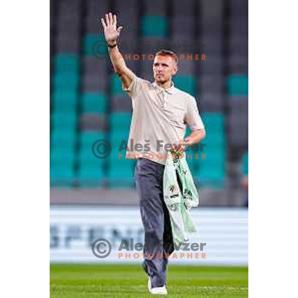 Jasmin Kurtic during Prva liga Telemach 2025/2026 football match between Olimpija and Maribor in SRC Stozice, Ljubljana, Slovenia on August 31, 2025