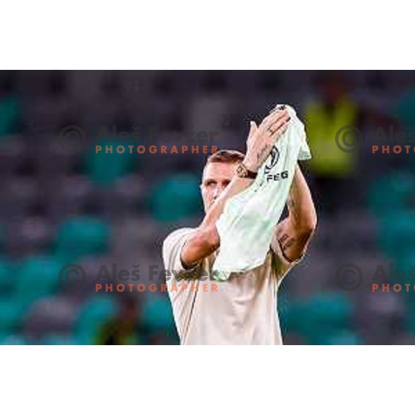 Jasmin Kurtic during Prva liga Telemach 2025/2026 football match between Olimpija and Maribor in SRC Stozice, Ljubljana, Slovenia on August 31, 2025