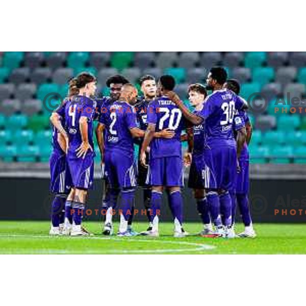 in action during Prva liga Telemach 2025/2026 football match between Olimpija and Maribor in SRC Stozice, Ljubljana, Slovenia on August 31, 2025