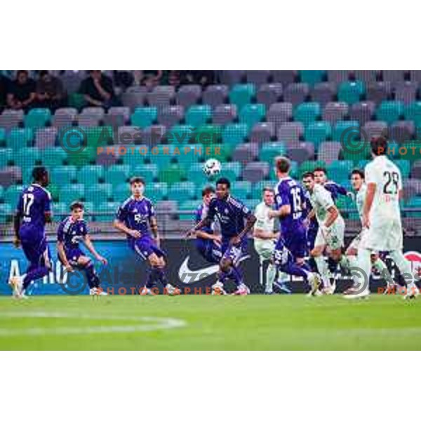 in action during Prva liga Telemach 2025/2026 football match between Olimpija and Maribor in SRC Stozice, Ljubljana, Slovenia on August 31, 2025