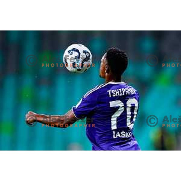 in action during Prva liga Telemach 2025/2026 football match between Olimpija and Maribor in SRC Stozice, Ljubljana, Slovenia on August 31, 2025