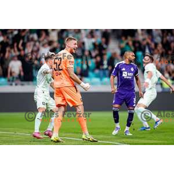 Matevz Dajcar during Prva liga Telemach 2025/2026 football match between Olimpija and Maribor in SRC Stozice, Ljubljana, Slovenia on August 31, 2025