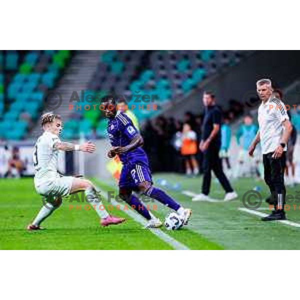 Radovan Karanovic during Prva liga Telemach 2025/2026 football match between Olimpija and Maribor in SRC Stozice, Ljubljana, Slovenia on August 31, 2025