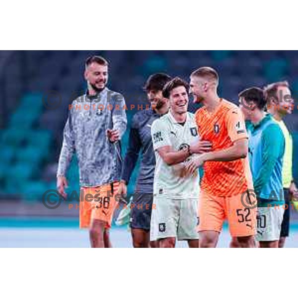 Matevz Dajcar during Prva liga Telemach 2025/2026 football match between Olimpija and Maribor in SRC Stozice, Ljubljana, Slovenia on August 31, 2025