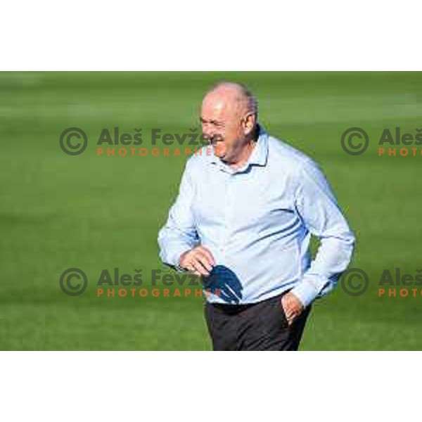 Radenko Mijatovic , president of Slovenia Football Federation during practice session, Brdo pri Kranju, Slovenia on September 1, 2025