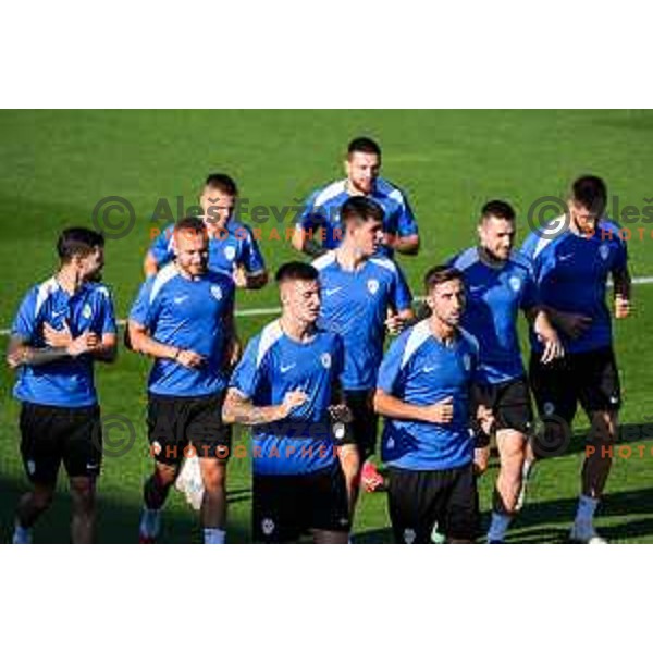 Andraz Sporar of Slovenia National team during practice session, Brdo pri Kranju, Slovenia on September 1, 2025