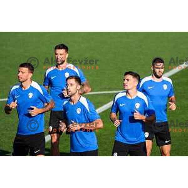 Andraz Sporar of Slovenia National team during practice session, Brdo pri Kranju, Slovenia on September 1, 2025