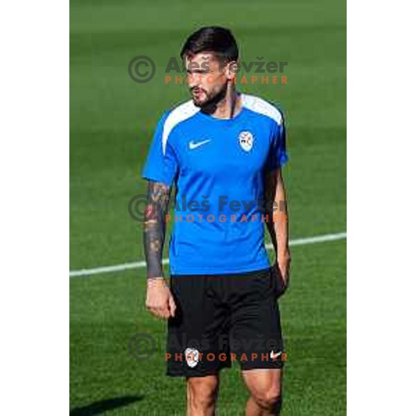 Petar Stojanovic of Slovenia National team during practice session, Brdo pri Kranju, Slovenia on September 1, 2025