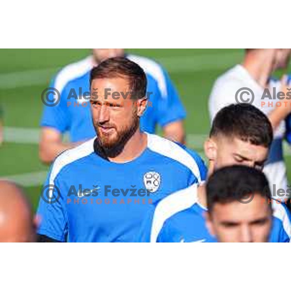 Jan Oblak of Slovenia National team during practice session, Brdo pri Kranju, Slovenia on September 1, 2025