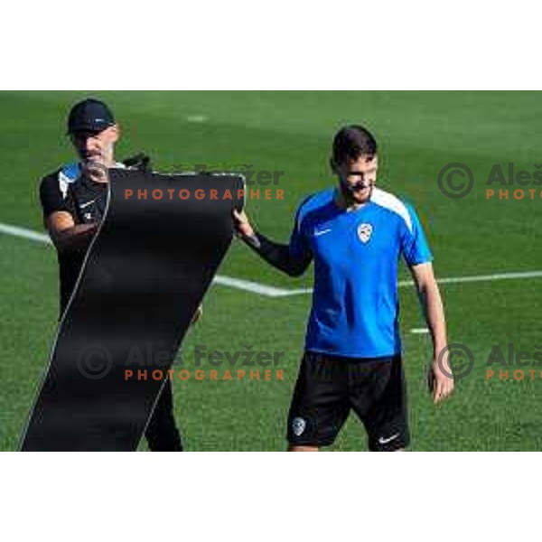 Petar Stojanovic of Slovenia National team during practice session, Brdo pri Kranju, Slovenia on September 1, 2025