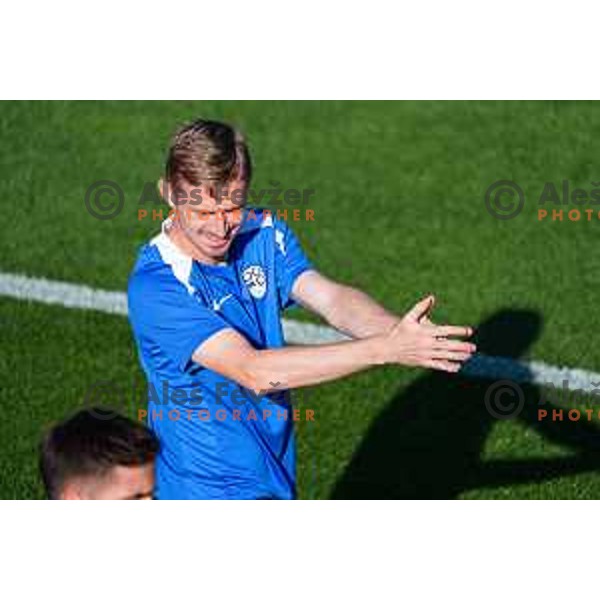 Zan Karnicnik of Slovenia National team during practice session, Brdo pri Kranju, Slovenia on September 1, 2025