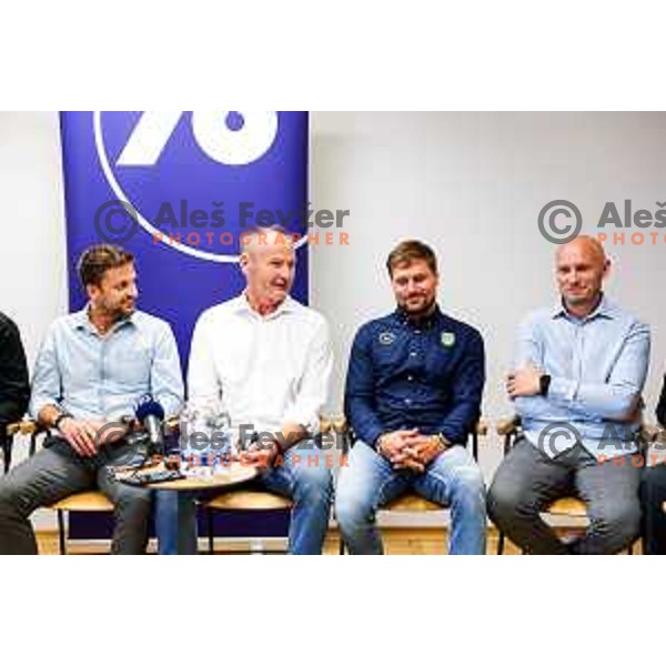 Press conference before start of 1.NLB Handball League 2025/2026 in Ljubljana, Slovenia on September 2, 2025