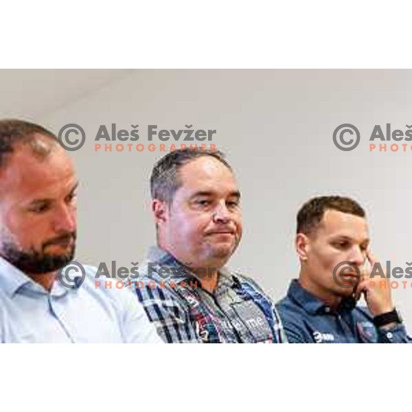 Press conference before start of 1.NLB Handball League 2025/2026 in Ljubljana, Slovenia on September 2, 2025