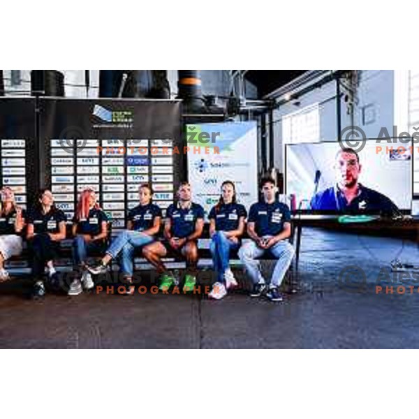 of Slovenia Track&Field Federation at press conference before departure to Tokyo 2025 World Championship in Ljubljana, Slovenia on September 4, 2025