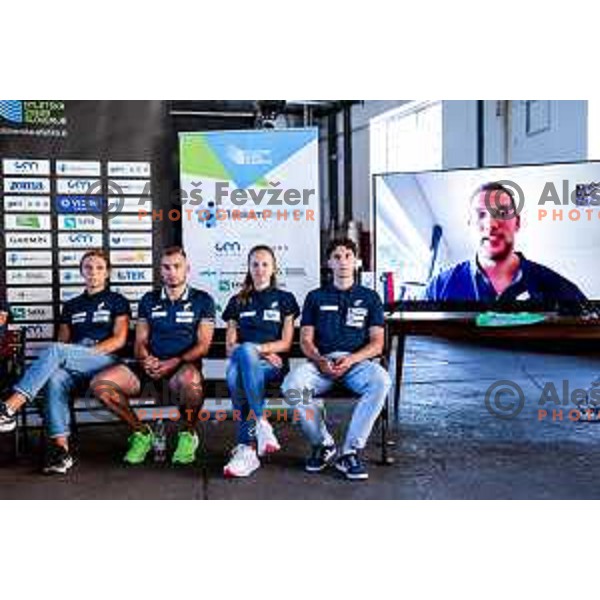 of Slovenia Track&Field Federation at press conference before departure to Tokyo 2025 World Championship in Ljubljana, Slovenia on September 4, 2025